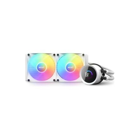 NZXT Kraken 240 RGB Liquid CPU Cooler 1-Pack - Sleek White 120mm for Unmatched Performance